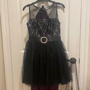 Jessica McClintock black formal dress